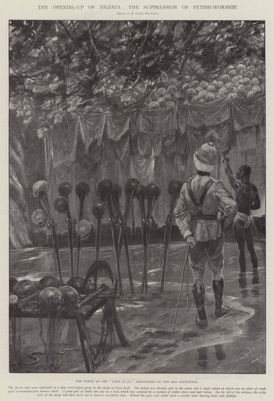La apertura de Nigeria, la supresión del culto fetichista de Richard Caton Woodville junior